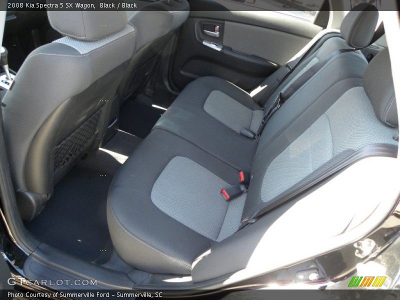 Black / Black 2008 Kia Spectra 5 SX Wagon