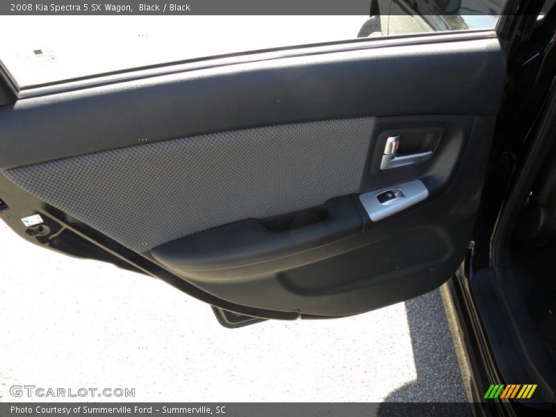 Black / Black 2008 Kia Spectra 5 SX Wagon
