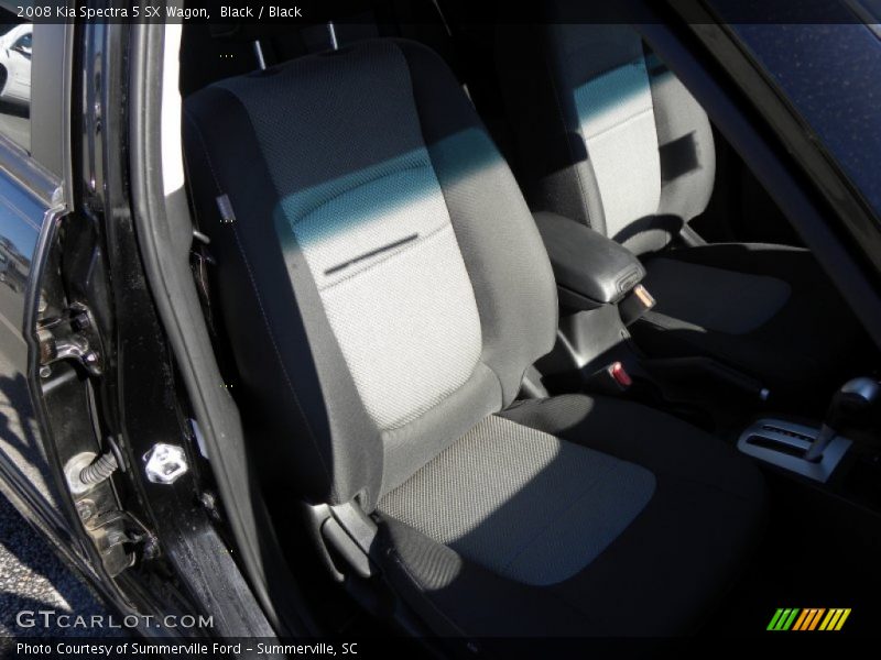 Black / Black 2008 Kia Spectra 5 SX Wagon