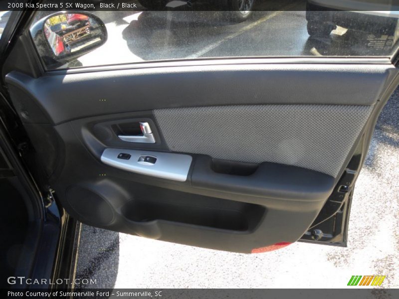 Black / Black 2008 Kia Spectra 5 SX Wagon