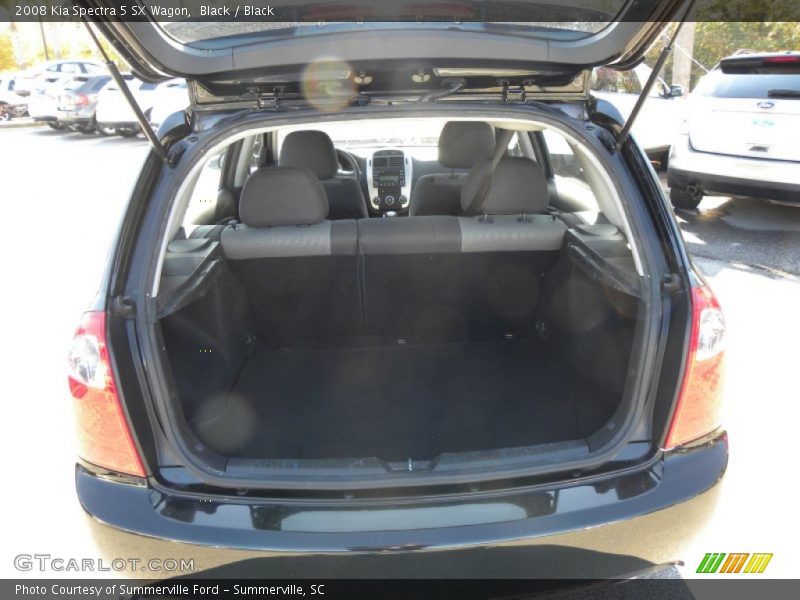 Black / Black 2008 Kia Spectra 5 SX Wagon