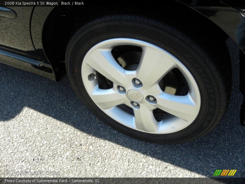 Black / Black 2008 Kia Spectra 5 SX Wagon
