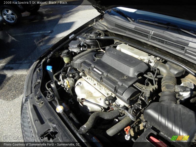 Black / Black 2008 Kia Spectra 5 SX Wagon