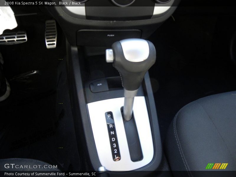 Black / Black 2008 Kia Spectra 5 SX Wagon