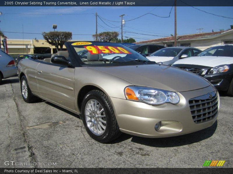 Linen Gold Metallic / Light Taupe 2005 Chrysler Sebring Touring Convertible