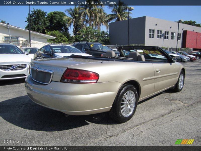 Linen Gold Metallic / Light Taupe 2005 Chrysler Sebring Touring Convertible
