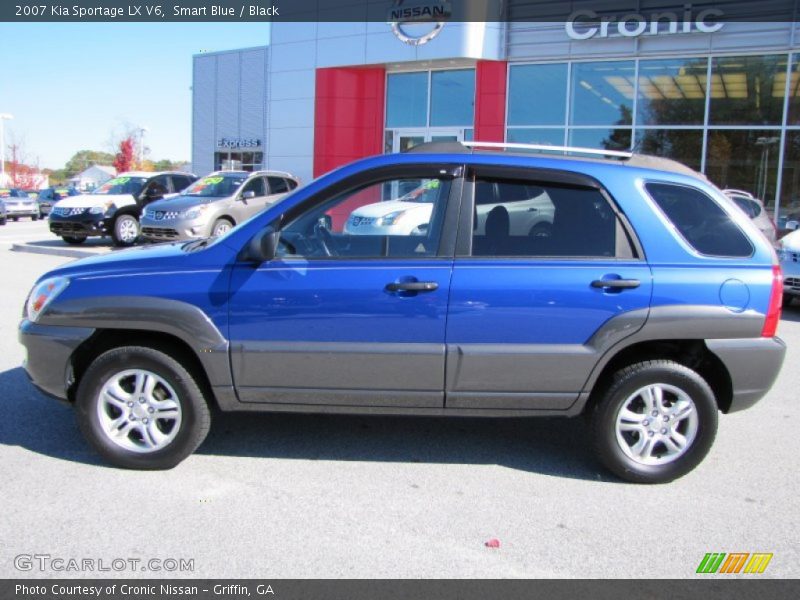 Smart Blue / Black 2007 Kia Sportage LX V6