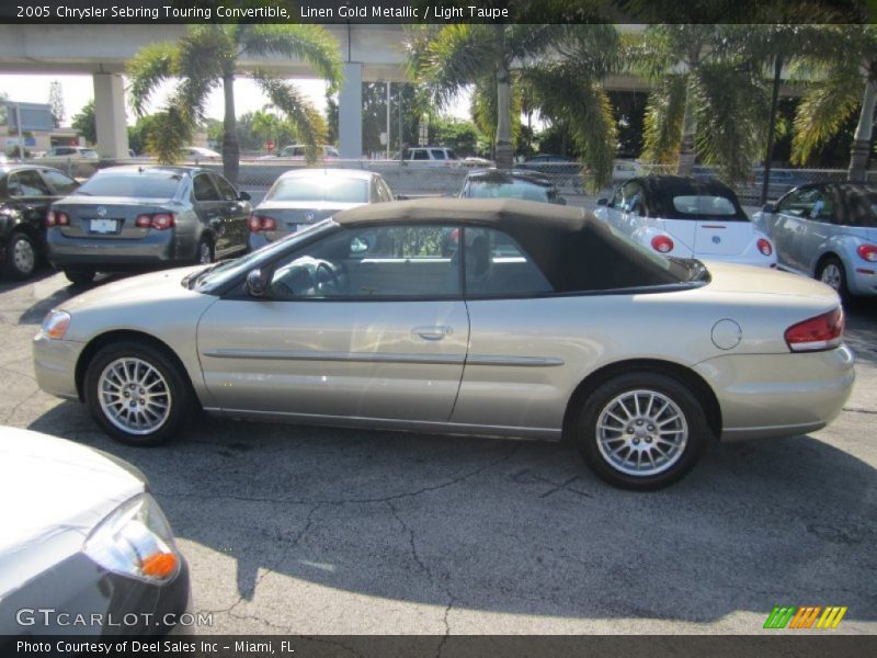 Linen Gold Metallic / Light Taupe 2005 Chrysler Sebring Touring Convertible