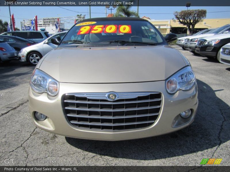 Linen Gold Metallic / Light Taupe 2005 Chrysler Sebring Touring Convertible