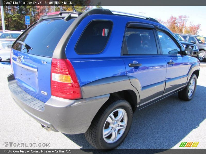 Smart Blue / Black 2007 Kia Sportage LX V6