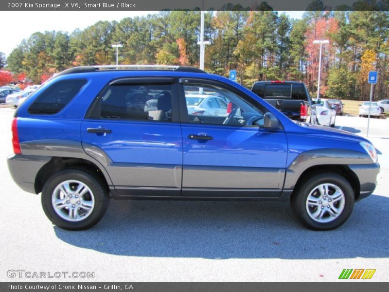 Smart Blue / Black 2007 Kia Sportage LX V6