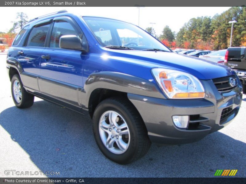 Smart Blue / Black 2007 Kia Sportage LX V6