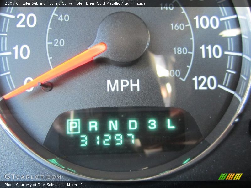 Linen Gold Metallic / Light Taupe 2005 Chrysler Sebring Touring Convertible