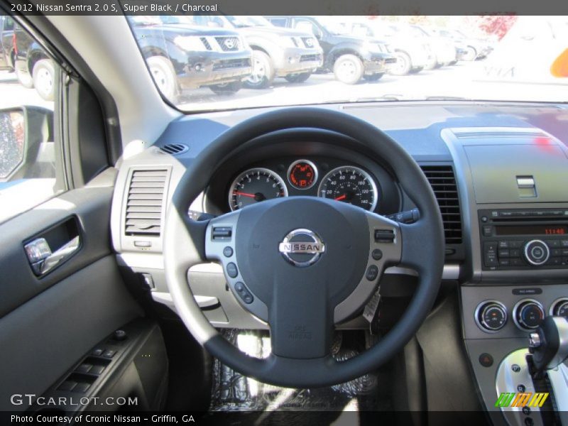 Super Black / Charcoal 2012 Nissan Sentra 2.0 S