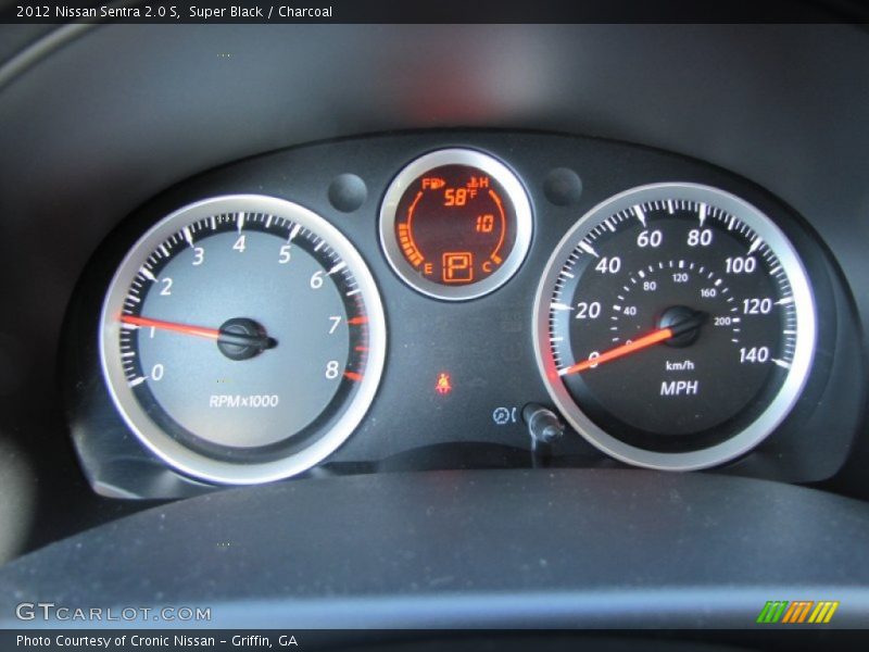 Super Black / Charcoal 2012 Nissan Sentra 2.0 S