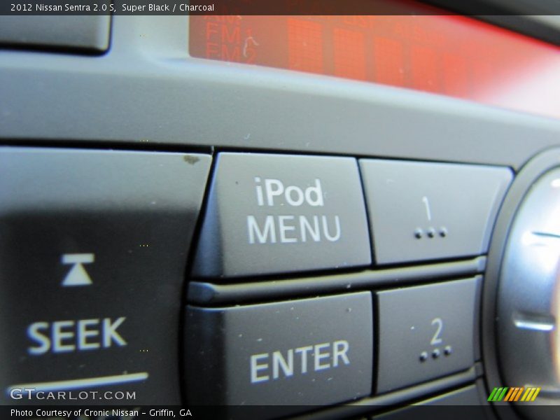 Super Black / Charcoal 2012 Nissan Sentra 2.0 S
