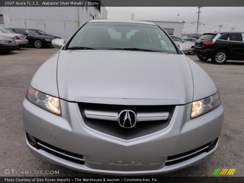 Alabaster Silver Metallic / Ebony 2007 Acura TL 3.2
