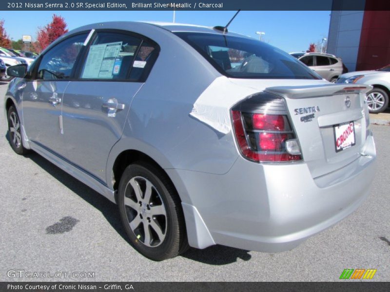 Brilliant Silver Metallic / Charcoal 2012 Nissan Sentra 2.0 SR Special Edition