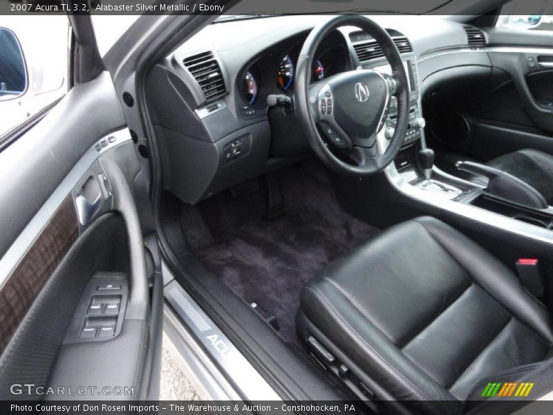 Alabaster Silver Metallic / Ebony 2007 Acura TL 3.2