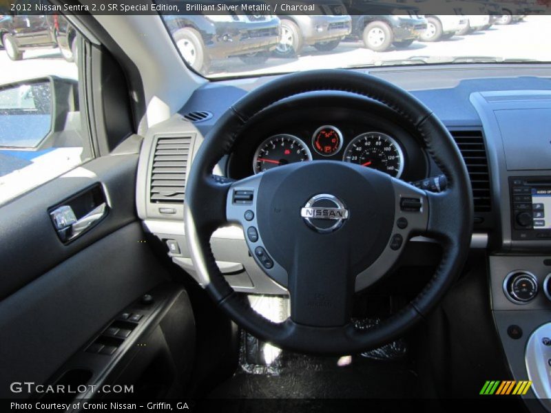 Brilliant Silver Metallic / Charcoal 2012 Nissan Sentra 2.0 SR Special Edition