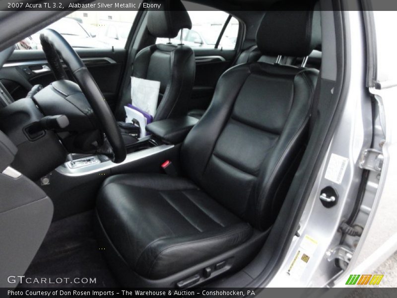 Alabaster Silver Metallic / Ebony 2007 Acura TL 3.2