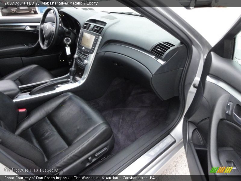 Alabaster Silver Metallic / Ebony 2007 Acura TL 3.2