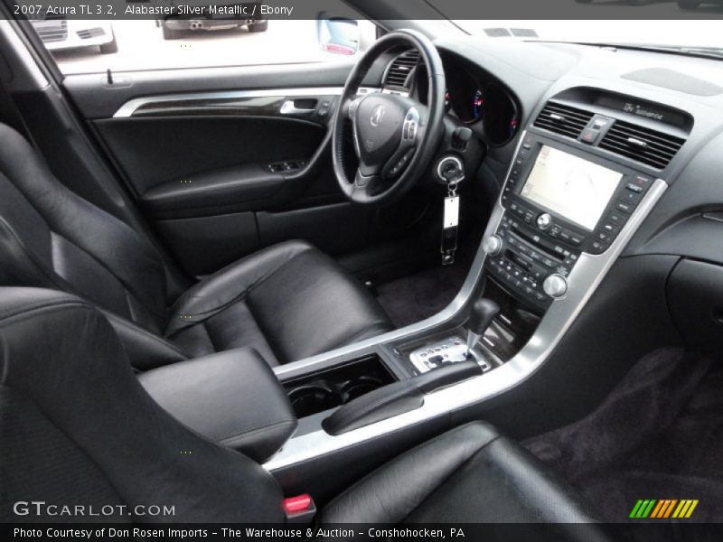 Alabaster Silver Metallic / Ebony 2007 Acura TL 3.2