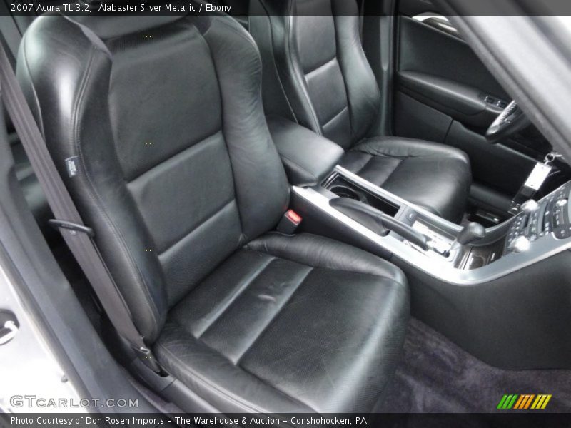 Alabaster Silver Metallic / Ebony 2007 Acura TL 3.2
