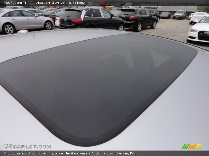 Alabaster Silver Metallic / Ebony 2007 Acura TL 3.2