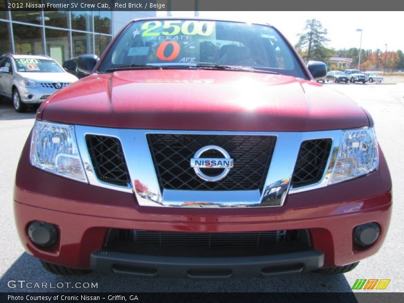 Red Brick / Beige 2012 Nissan Frontier SV Crew Cab