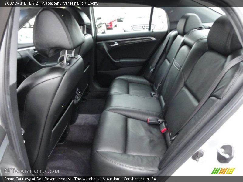 Alabaster Silver Metallic / Ebony 2007 Acura TL 3.2