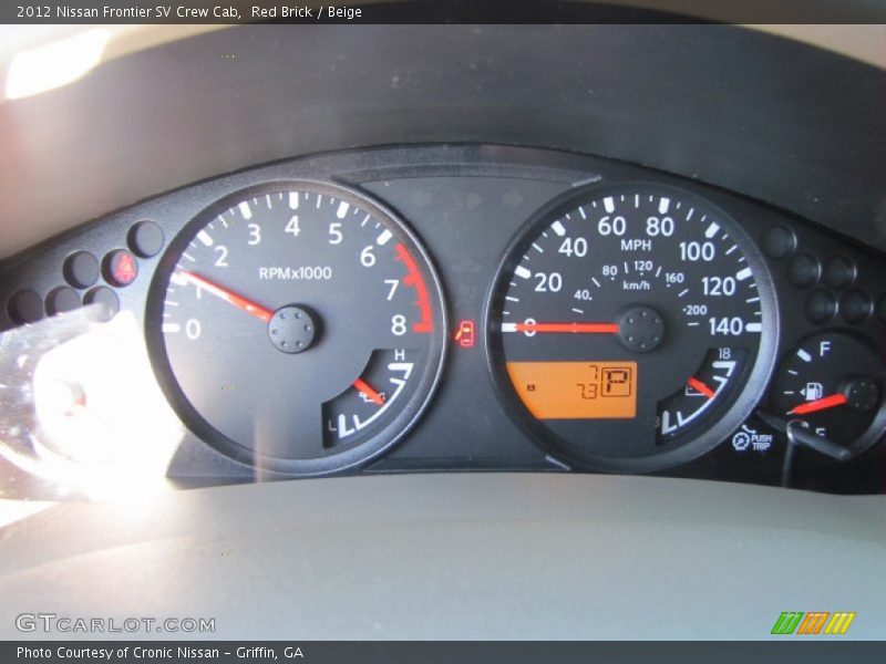 Red Brick / Beige 2012 Nissan Frontier SV Crew Cab