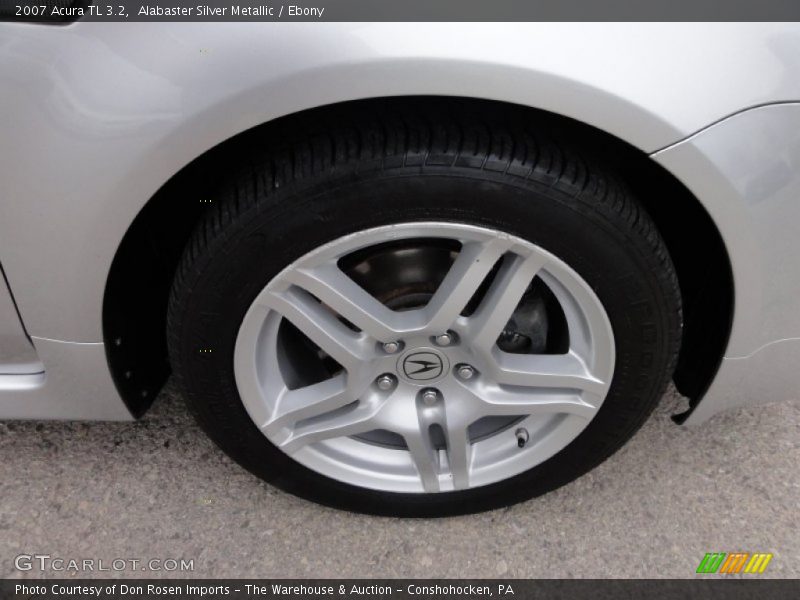 Alabaster Silver Metallic / Ebony 2007 Acura TL 3.2