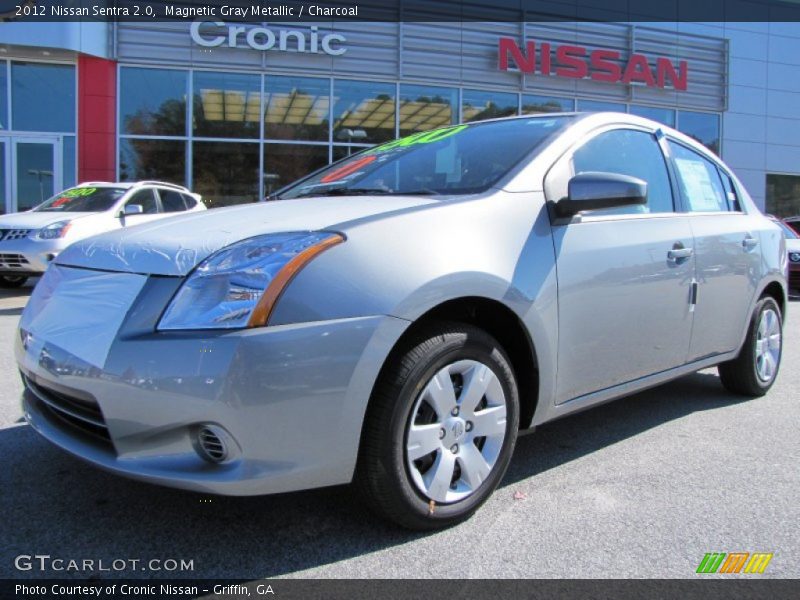 Magnetic Gray Metallic / Charcoal 2012 Nissan Sentra 2.0