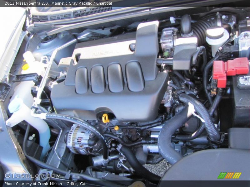 Magnetic Gray Metallic / Charcoal 2012 Nissan Sentra 2.0
