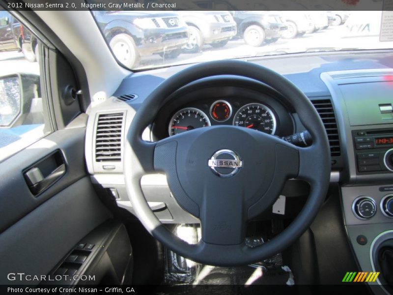 Magnetic Gray Metallic / Charcoal 2012 Nissan Sentra 2.0