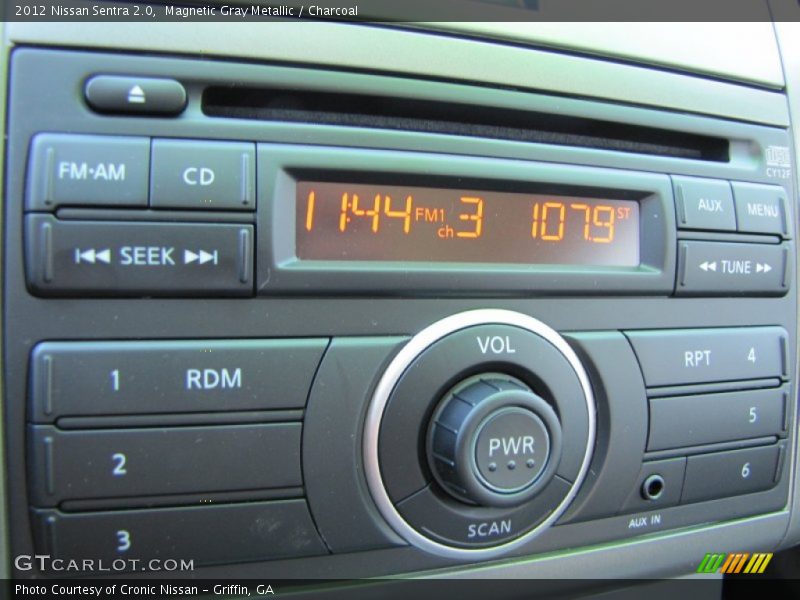 Magnetic Gray Metallic / Charcoal 2012 Nissan Sentra 2.0