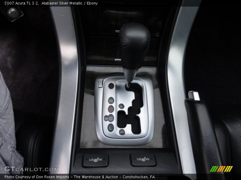 Alabaster Silver Metallic / Ebony 2007 Acura TL 3.2