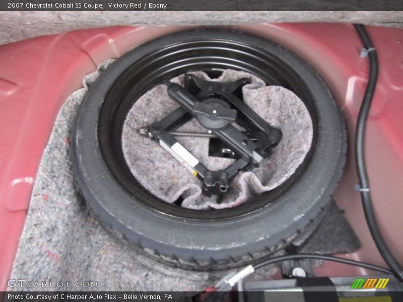 Spare tire and jack - 2007 Chevrolet Cobalt SS Coupe