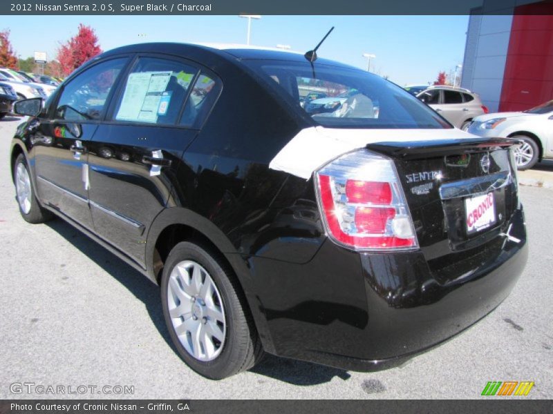 Super Black / Charcoal 2012 Nissan Sentra 2.0 S