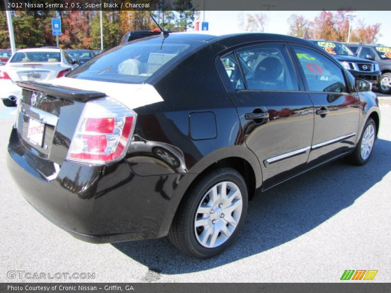 Super Black / Charcoal 2012 Nissan Sentra 2.0 S