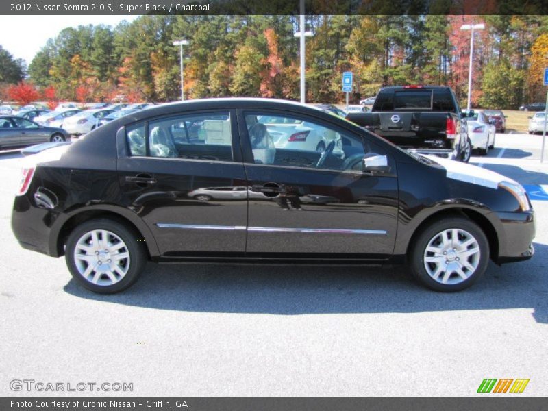 Super Black / Charcoal 2012 Nissan Sentra 2.0 S
