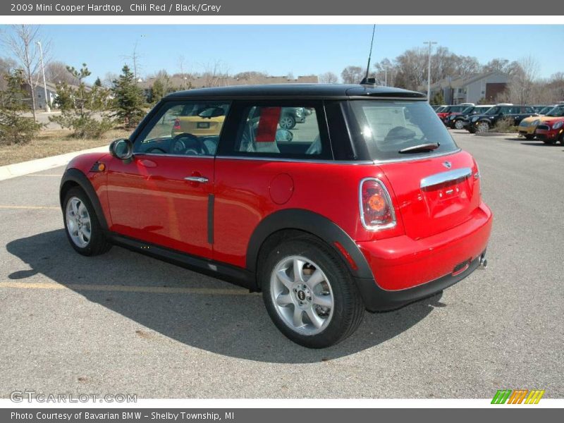 Chili Red / Black/Grey 2009 Mini Cooper Hardtop
