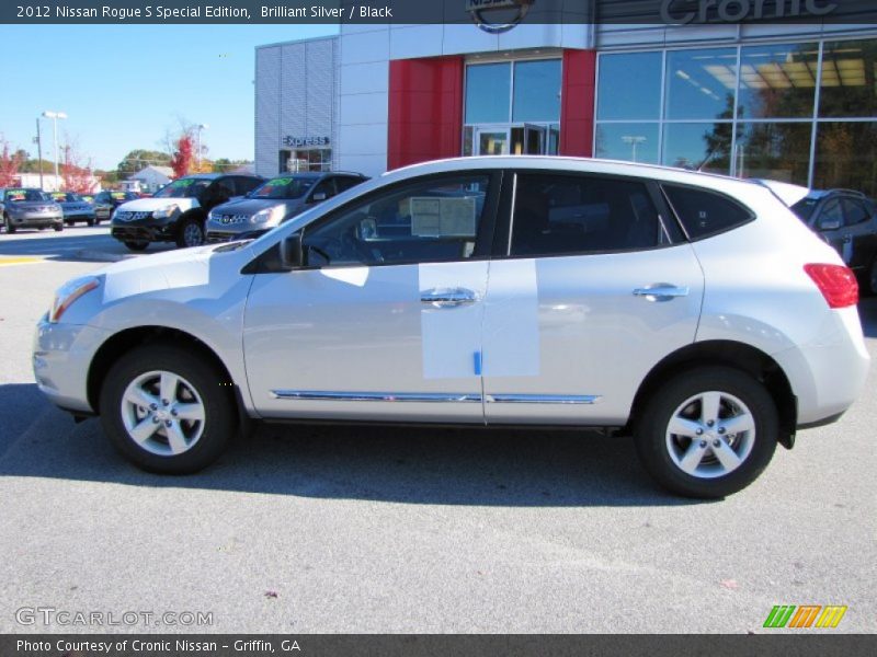 Brilliant Silver / Black 2012 Nissan Rogue S Special Edition