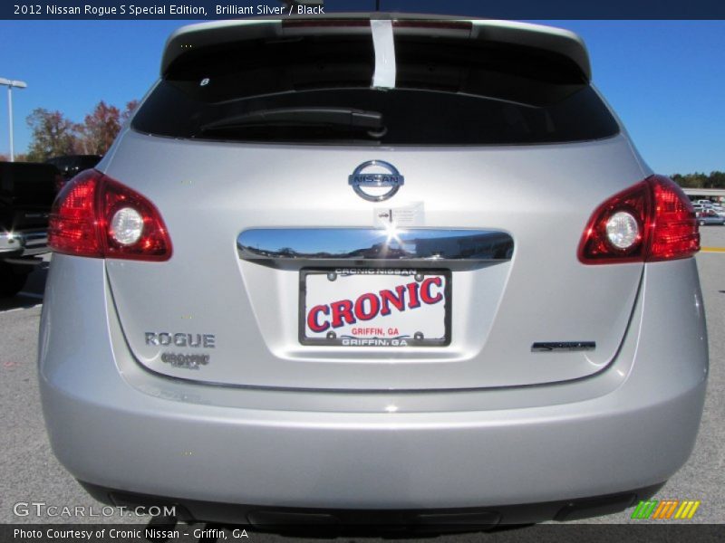 Brilliant Silver / Black 2012 Nissan Rogue S Special Edition