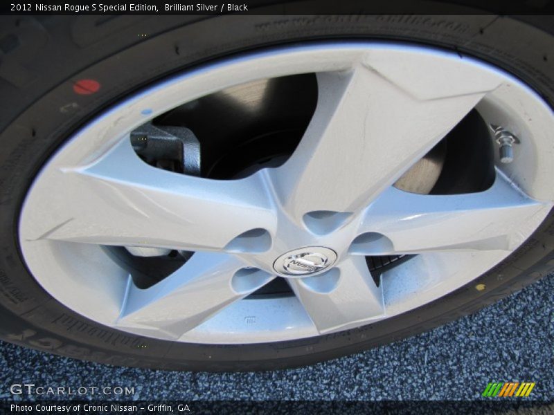 Brilliant Silver / Black 2012 Nissan Rogue S Special Edition