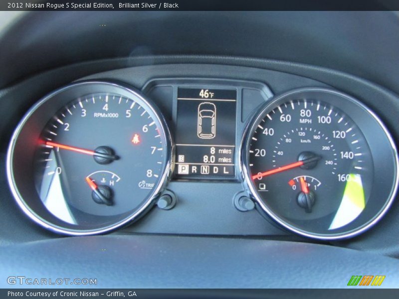 Brilliant Silver / Black 2012 Nissan Rogue S Special Edition