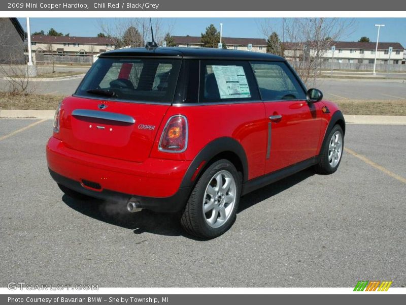Chili Red / Black/Grey 2009 Mini Cooper Hardtop