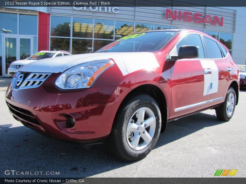 Cayenne Red / Black 2012 Nissan Rogue S Special Edition