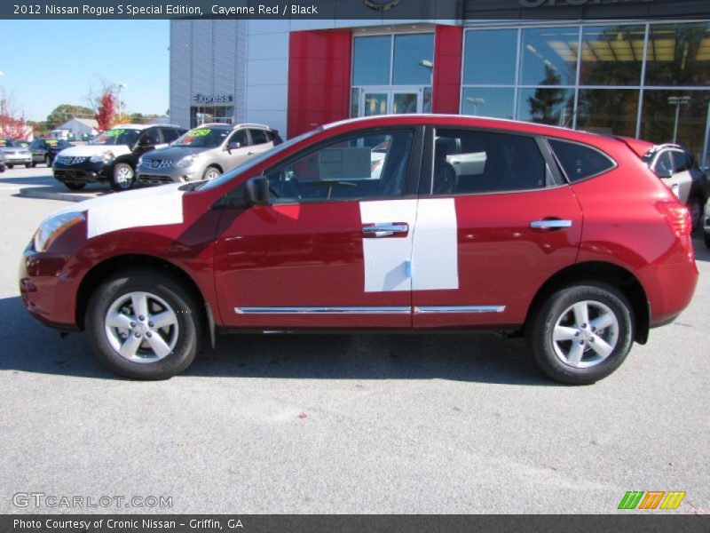 Cayenne Red / Black 2012 Nissan Rogue S Special Edition